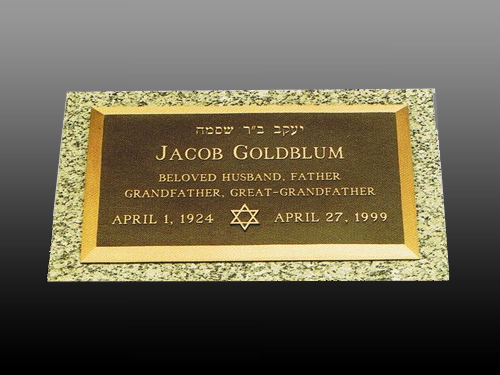 Bronze markers