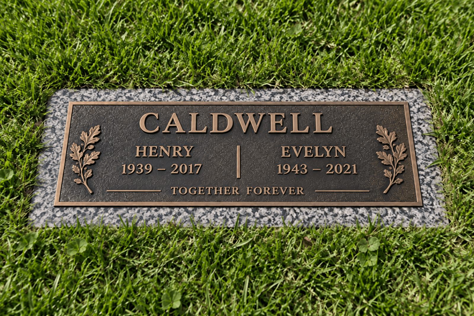 Companion bronze marker