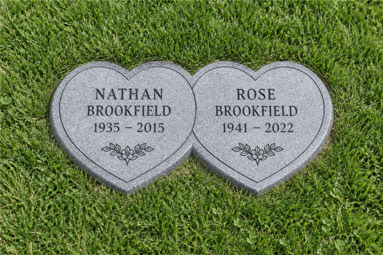 Double heart companion marker