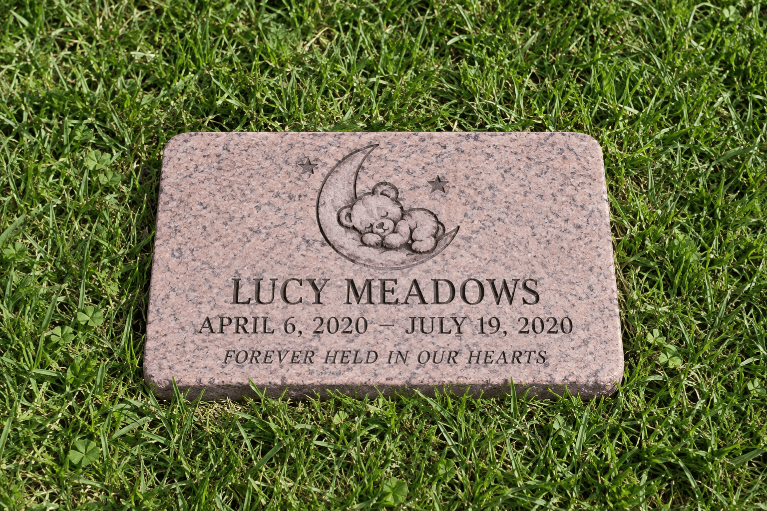 Infant memorial marker